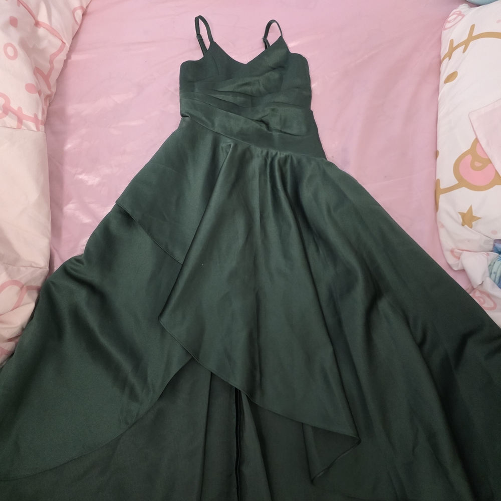 JJs House Dark Green Formal Kids Dress